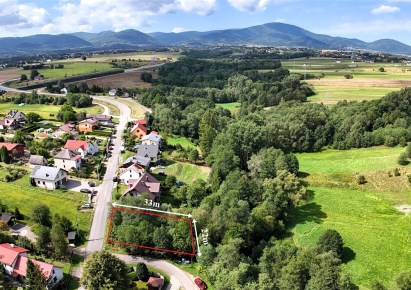 działka na sprzedaż - Łodygowice, Pietrzykowice, Podlesie